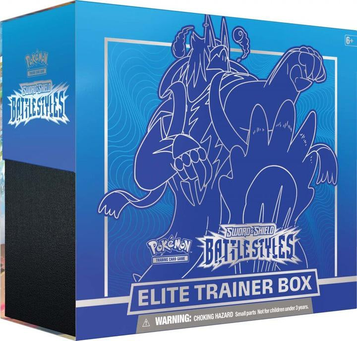 Pokemon - TCG: Sword & Shield Battle Styles Elite Trainer Box - Blue