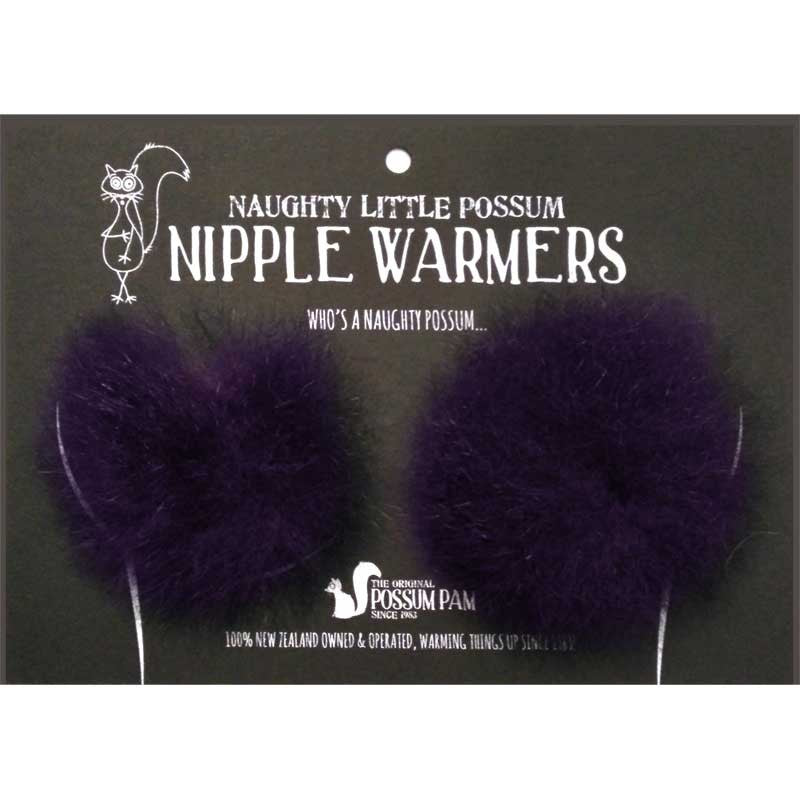 Possum Pam Nipple Warmers - Purple