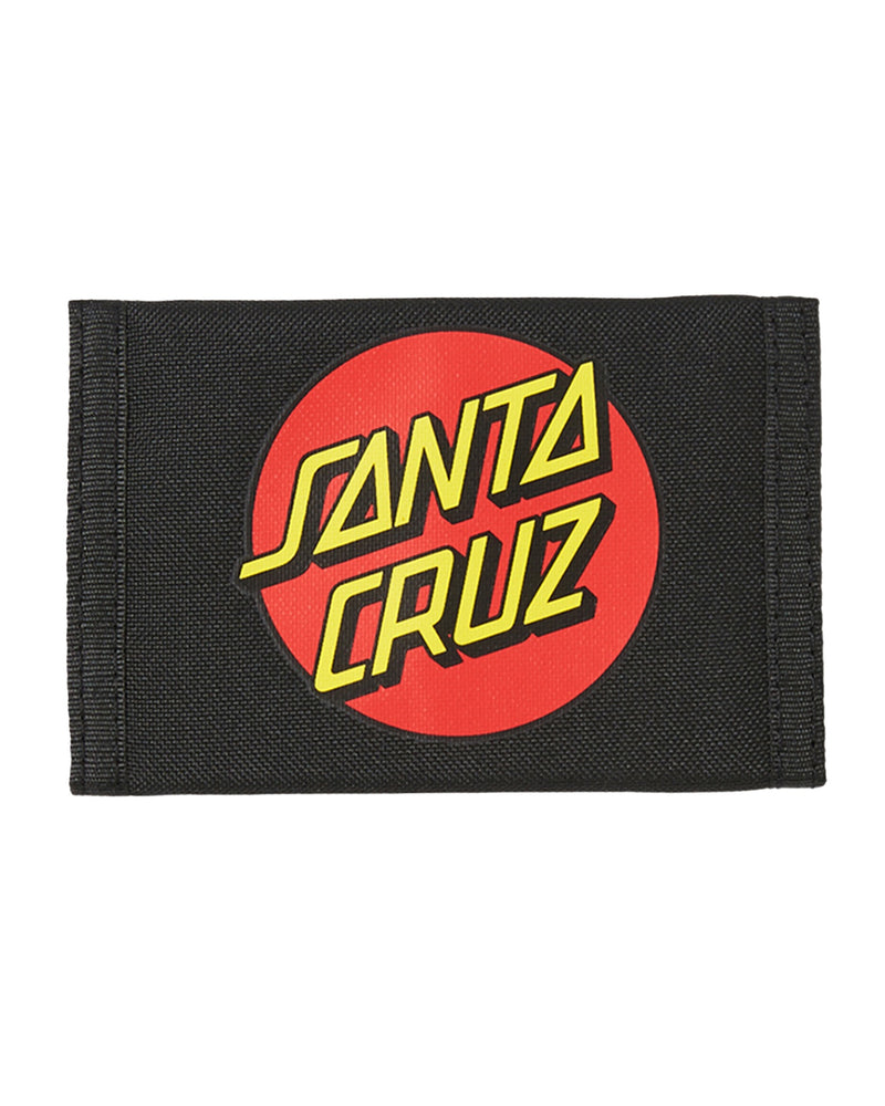 Santa Cruz Classic Dot Wallet With Velcro Closure