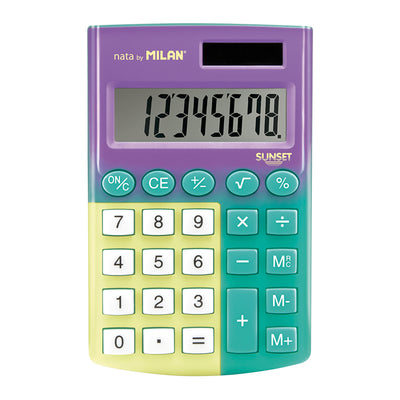 Milan Sunset Pocket Calculator Assorted