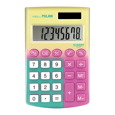 Milan Sunset Pocket Calculator Assorted