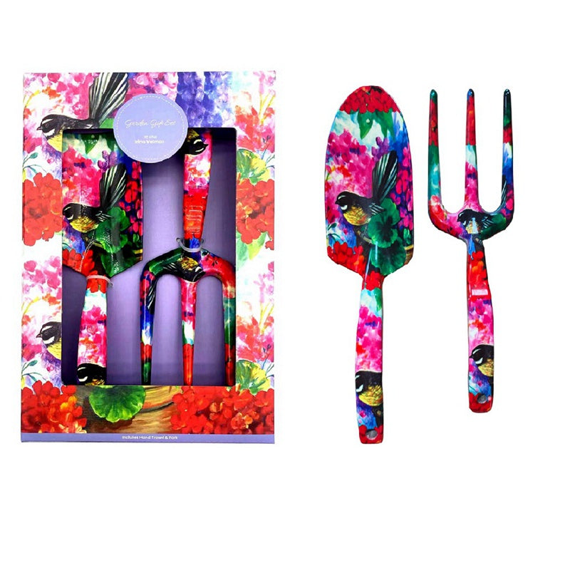 Garden Gift Set - Fantail Birds & Flowers