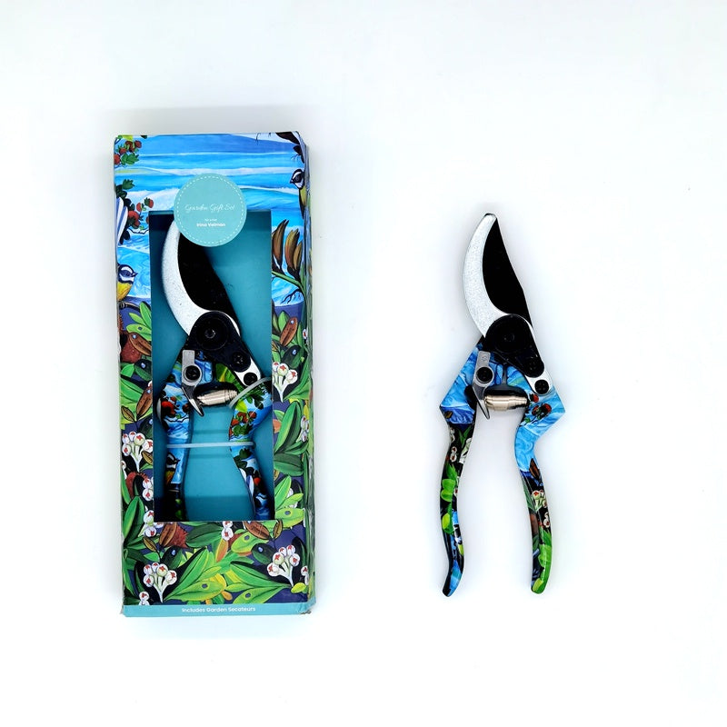 Garden Secateurs -  Fantail Birds on Coast