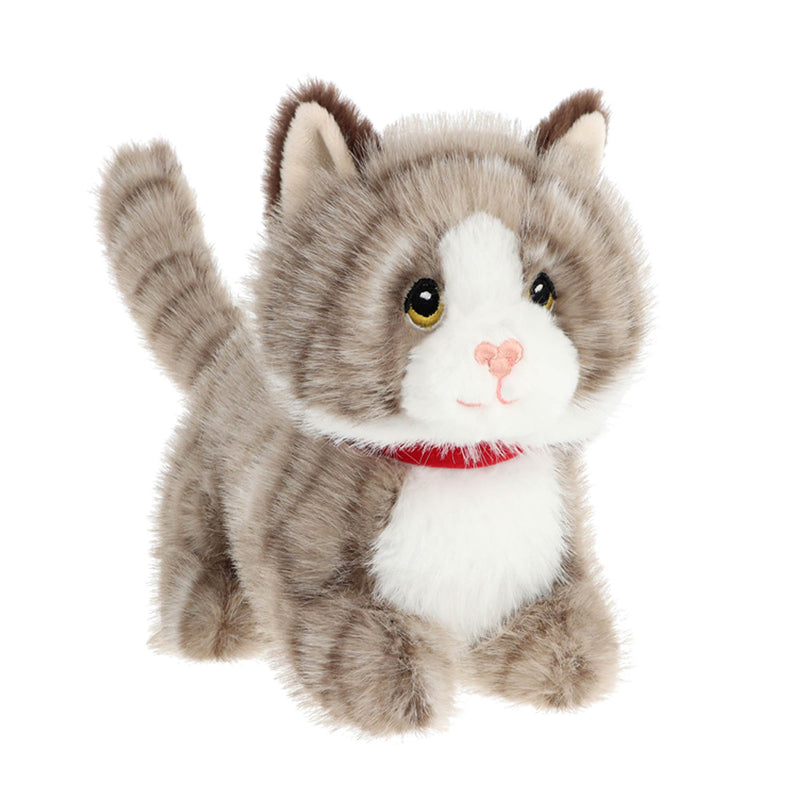 Pouncing Kitty Love Plush - Jade Grey