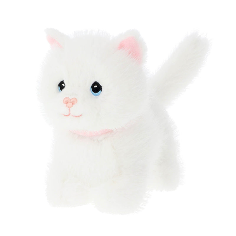 Pouncing Kitty Love Plush - Misty White