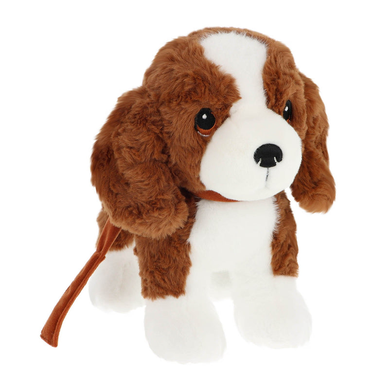 Puppy Love On Lead Plush - Spaniel Rusty