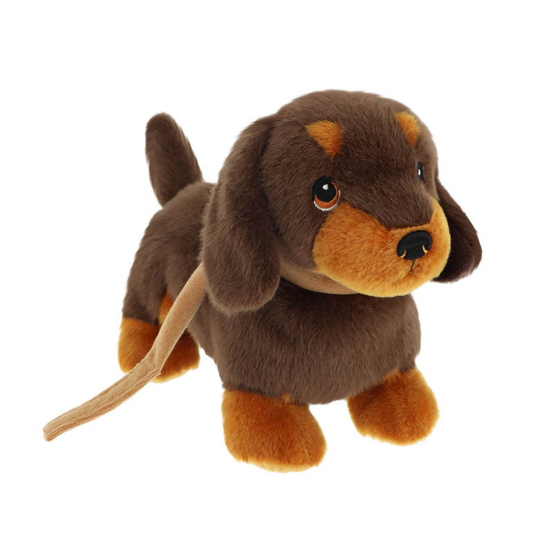 Puppy Love On Lead Plush -  Dachshund Peanut