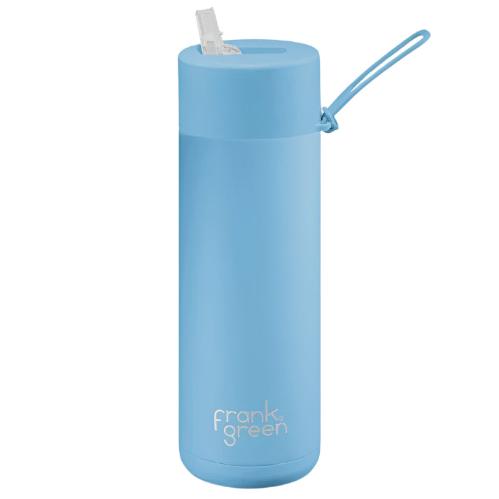 Frank Green Ceramic Reusable Bottle 595ml - Sky Blue
