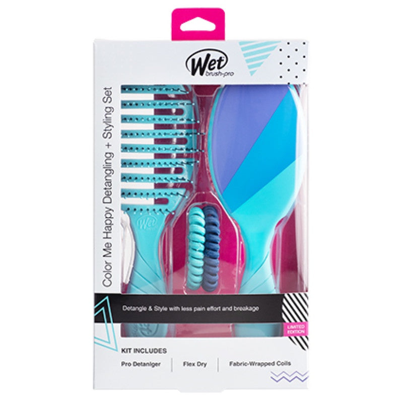 Wet Brush - Pro Colour Me Happy Detangling Kit