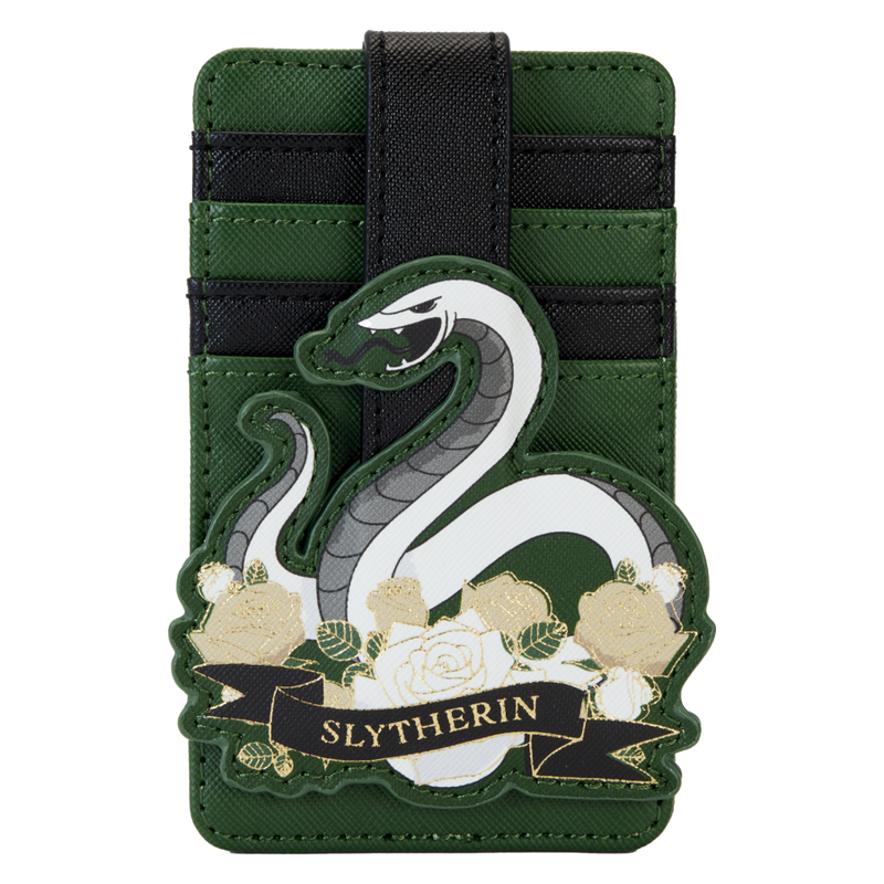 Loungefly - Harry Potter - Slytherin House Floral Tattoo Cardholder