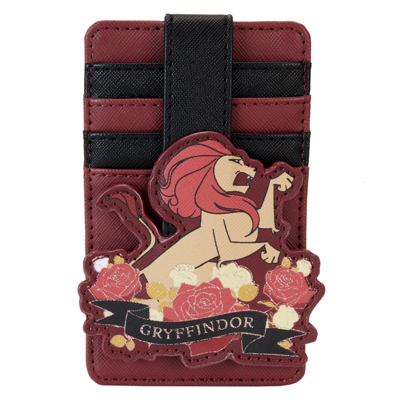Loungefly - Harry Potter - Gryffindor House Floral Tattoo Cardholder