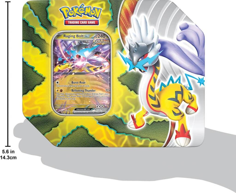 Pokemon TCG: Paradox Destinies Tin - Raging Bolt