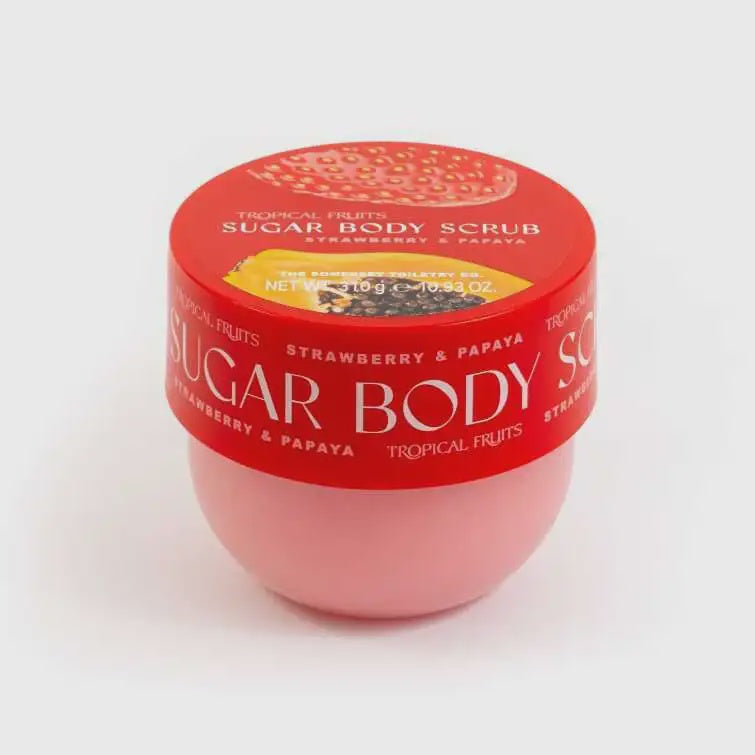 Tropical Fruits Body Scrub 310g - Strawberry & Papaya