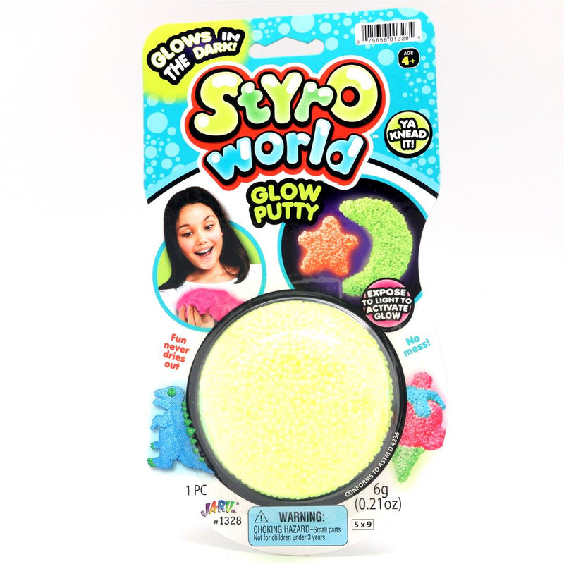 Styro World Glow Putty Assorted