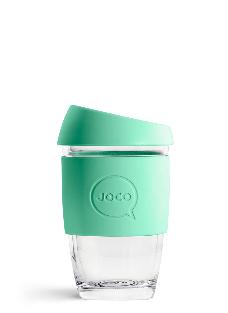 Joco Vintage Green Glass Cup 6oz