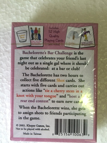 Bachelorette's Bar Challenge