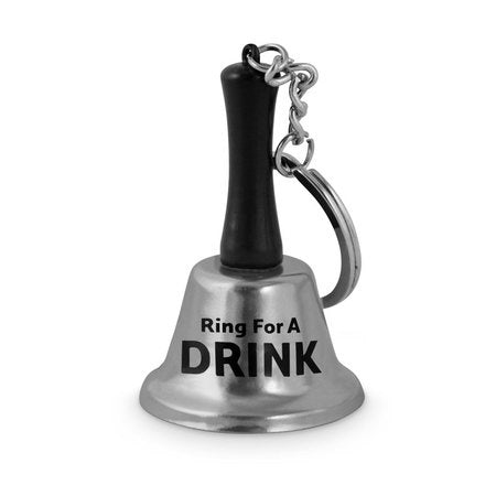 Ring For A Drink Bell Keyring