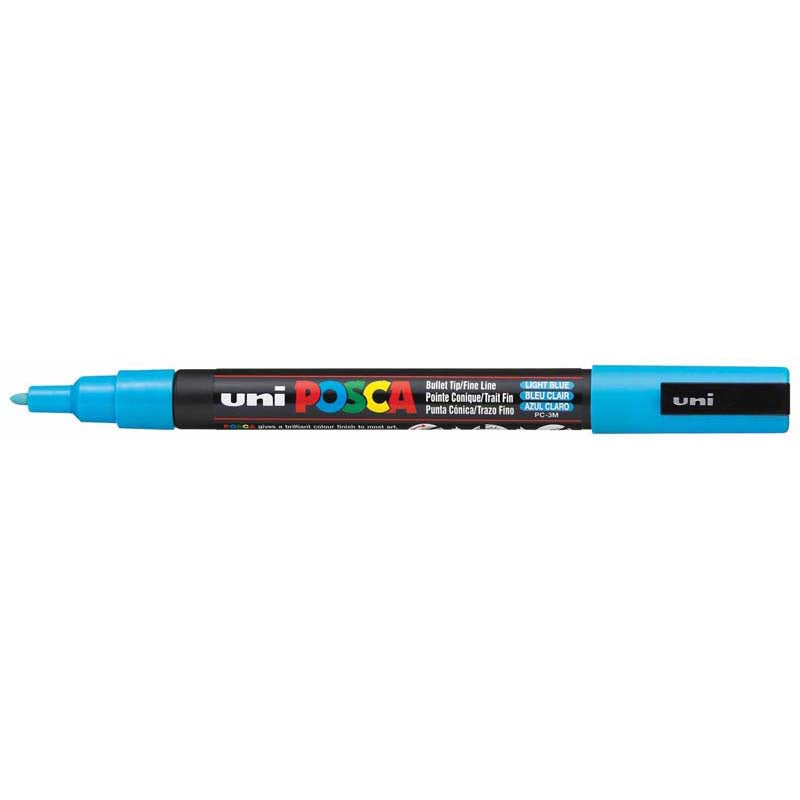 Uni Posca Marker Bullet PC-3M Light Blue