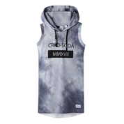 Cracked Soda - Lenny Tank Dress Grey Blue Wash