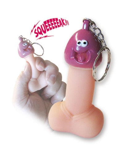 Squeaky Pecker Key Chain