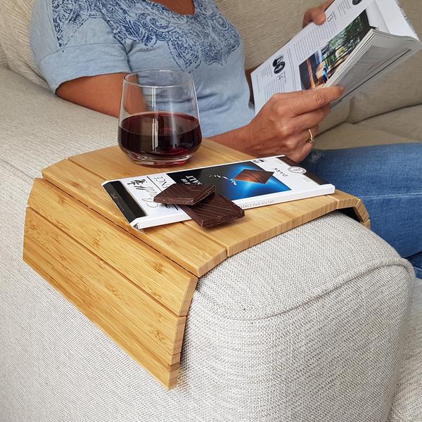 Slinky Sofa Hugging Table Natural Bamboo Gift Shack