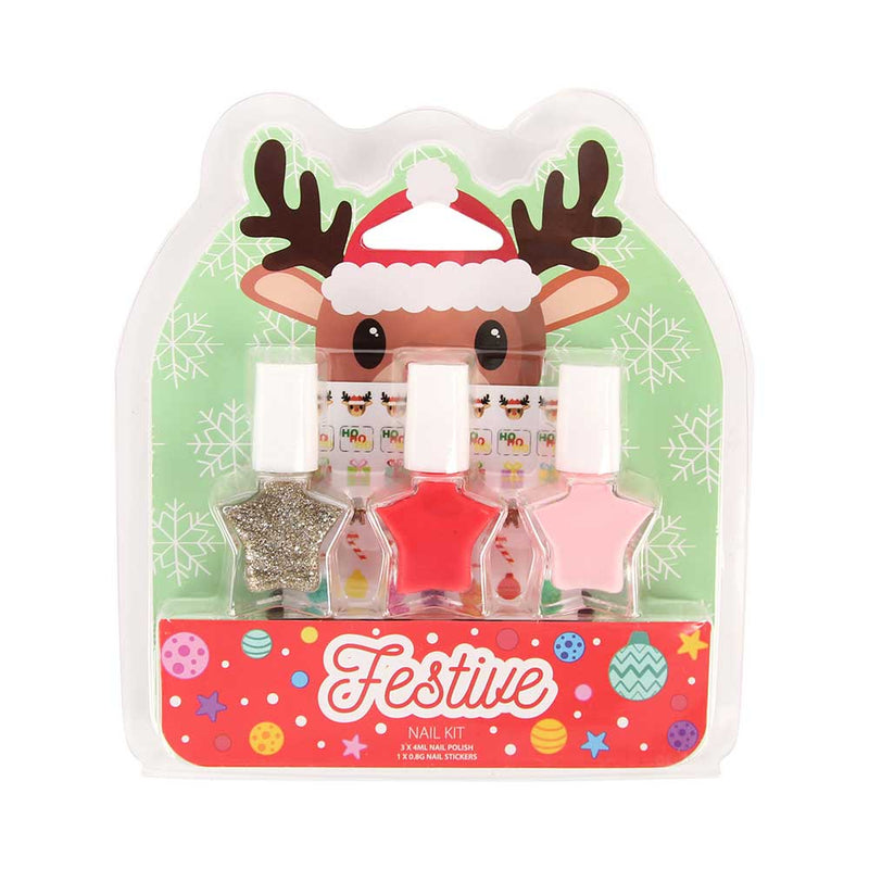 Festive Reindeer Nail Kit