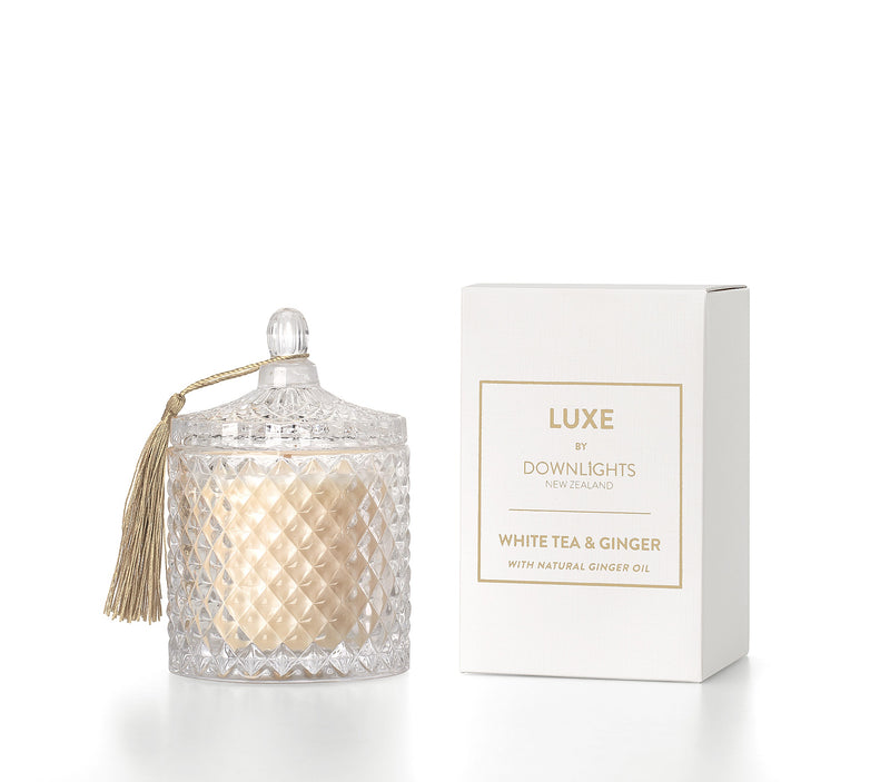 Downlights - Luxe Candle - White Tea & Ginger