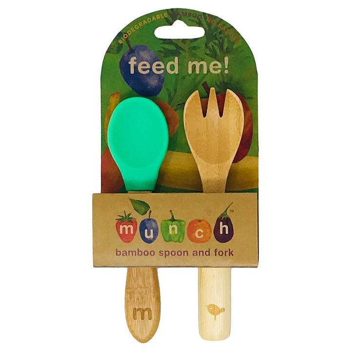 Munch Baby Bamboo Fork & Spoon