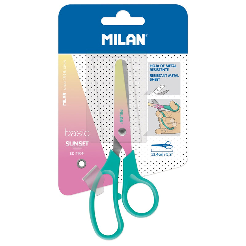 Milan Sunset Scissors - Turquoise Handle
