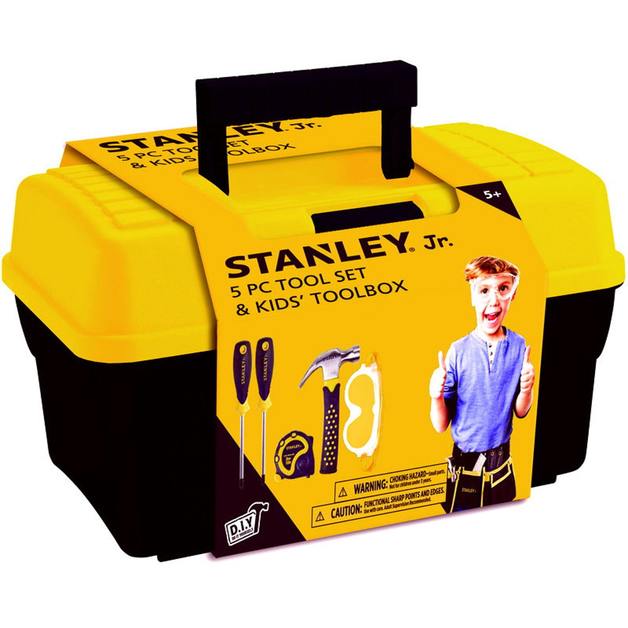 Stanley JR - 5 Piece Kids Tool Box Set