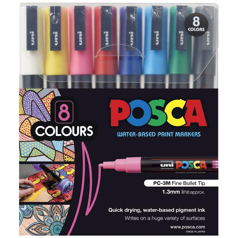 Posca Paint Markers - PC-3M Set