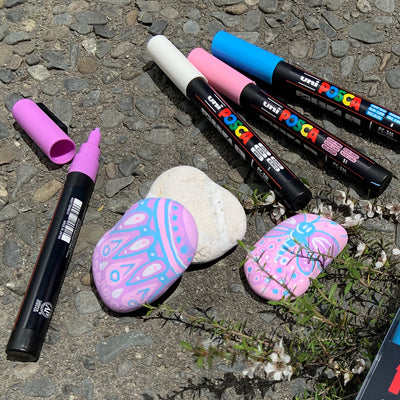 Uni Posca Marker PC-3M Rock Art Activity Pack