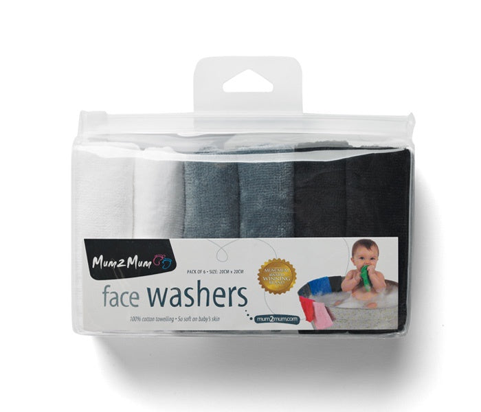 Mum 2 Mum Face Washers Marble