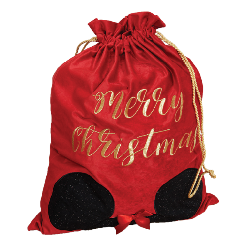Disney Minnie - Merry Xmas Velvet Gift Sack