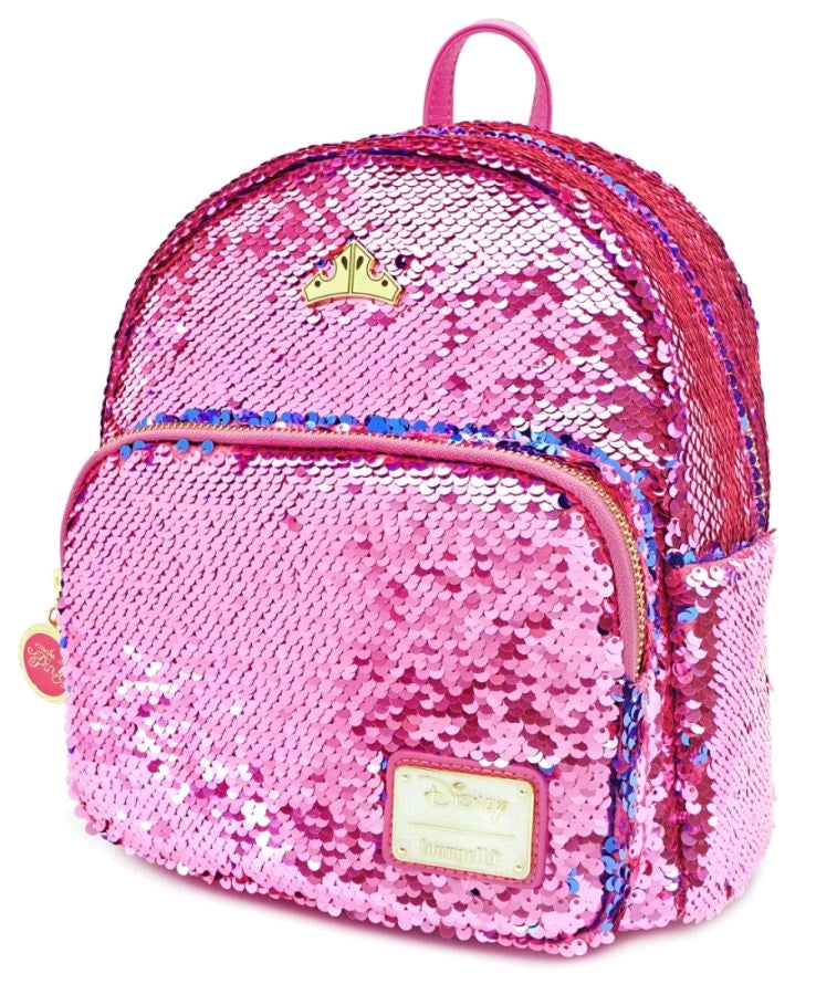 Loungefly: Sleeping Beauty - Reversible Sequin Mini Backpack