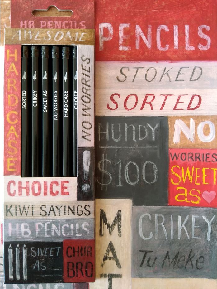 Kiwi Sayings Pencils