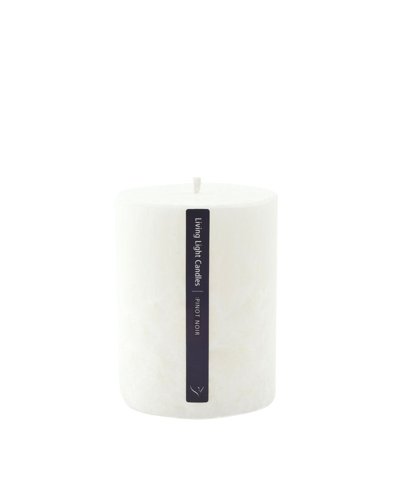 Granite Pillar White Pinot Noir Medium Candle