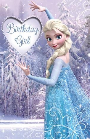 Gift Card - Disney Frozen Elsa Birthday Girl