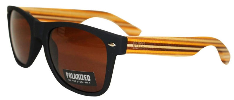 Moana Rd Sunglasses - 50/50 Black Striped