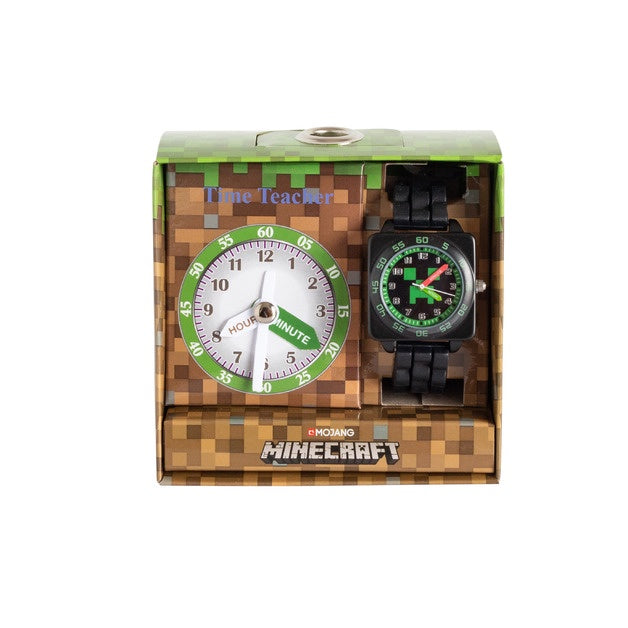 Minecraft Time Teacher Analog Watch