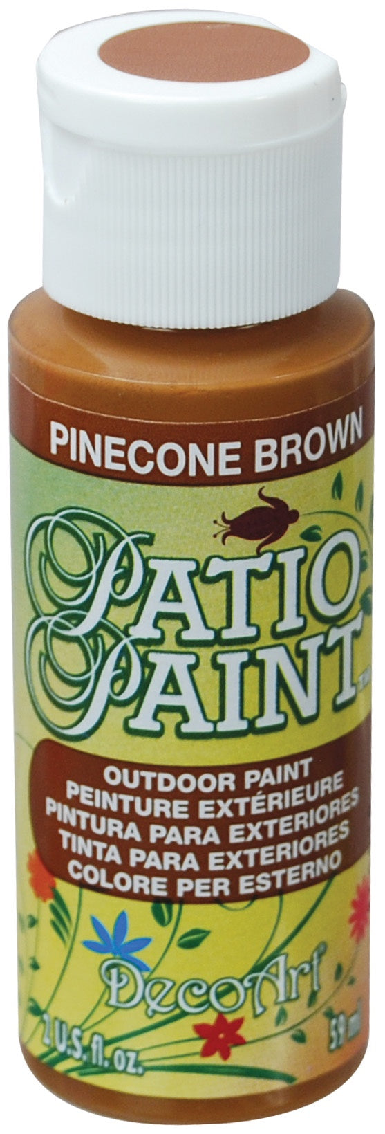 Deco Art Patio Paint 2oz - Pinecone Brown