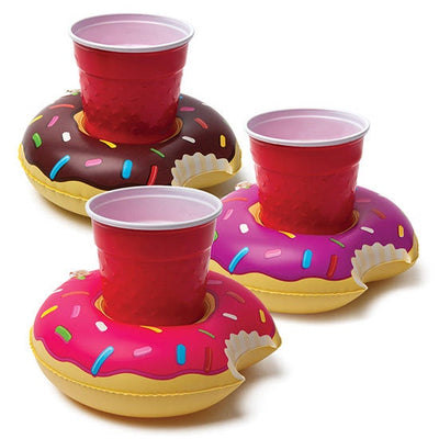 Inflatable Pool Party Beverage Boats - Donuts