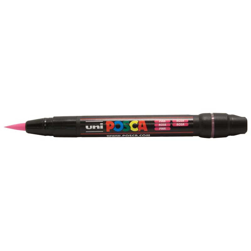 Uni Posca Marker Brush Tip PCF-350 Pink