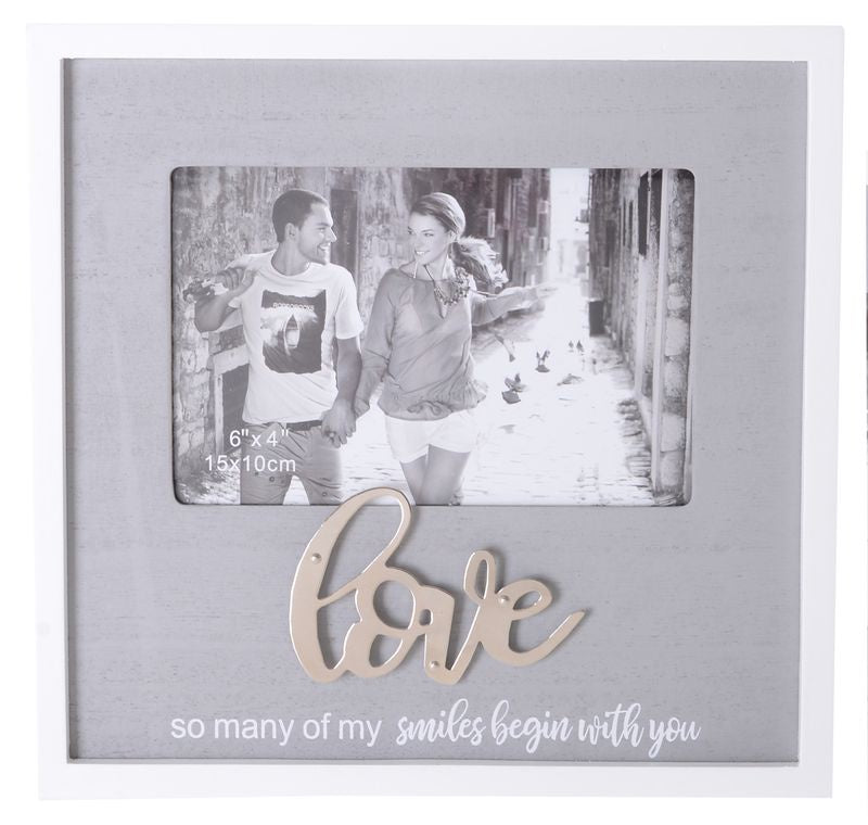 Sentiments Photo Frame - Love