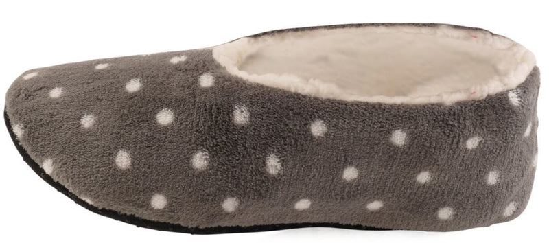 Paws Slippers Grey/White 9-12