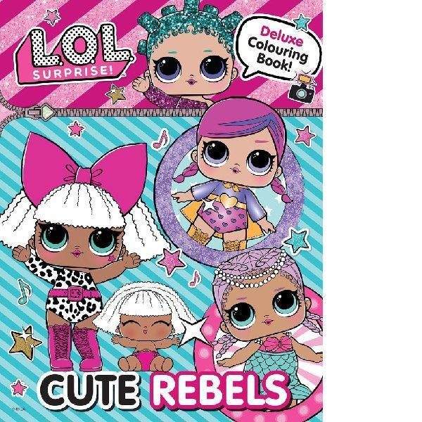 LOL Surprise Cute Rebels Deluxe Colouring Book