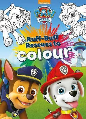 Paw Patrol Ruff Ruff Rescues to Colour