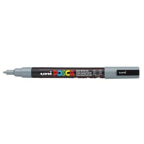 Uni Posca Marker PC-3M Grey