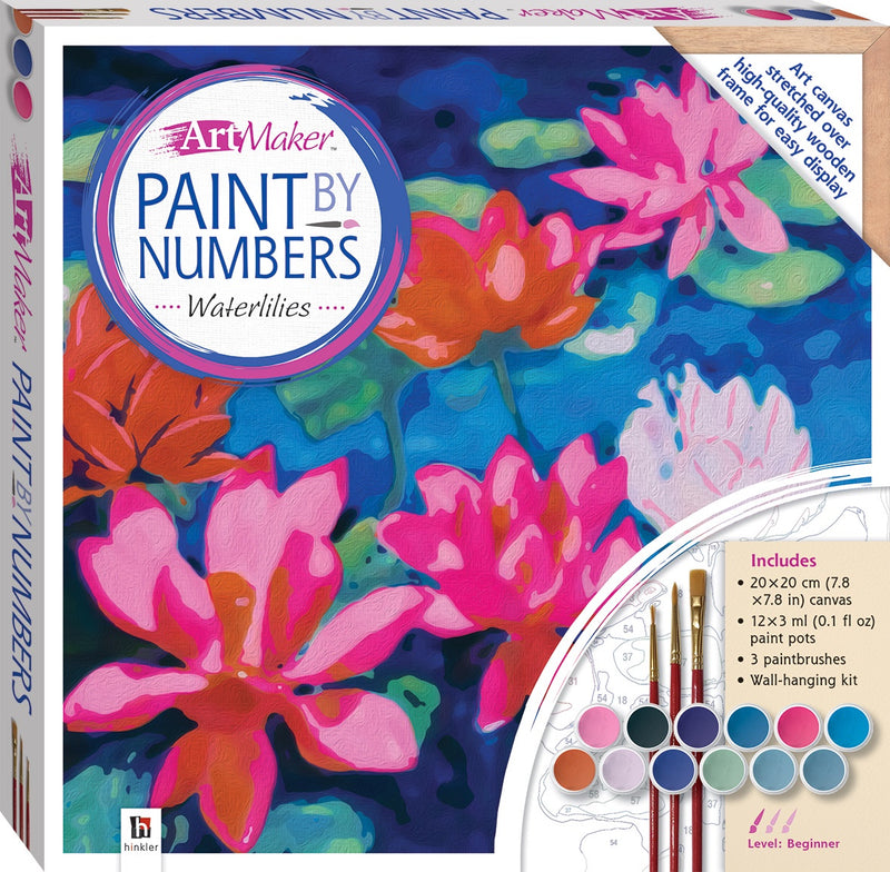 Paint by Numbers Canvas - Waterlilies