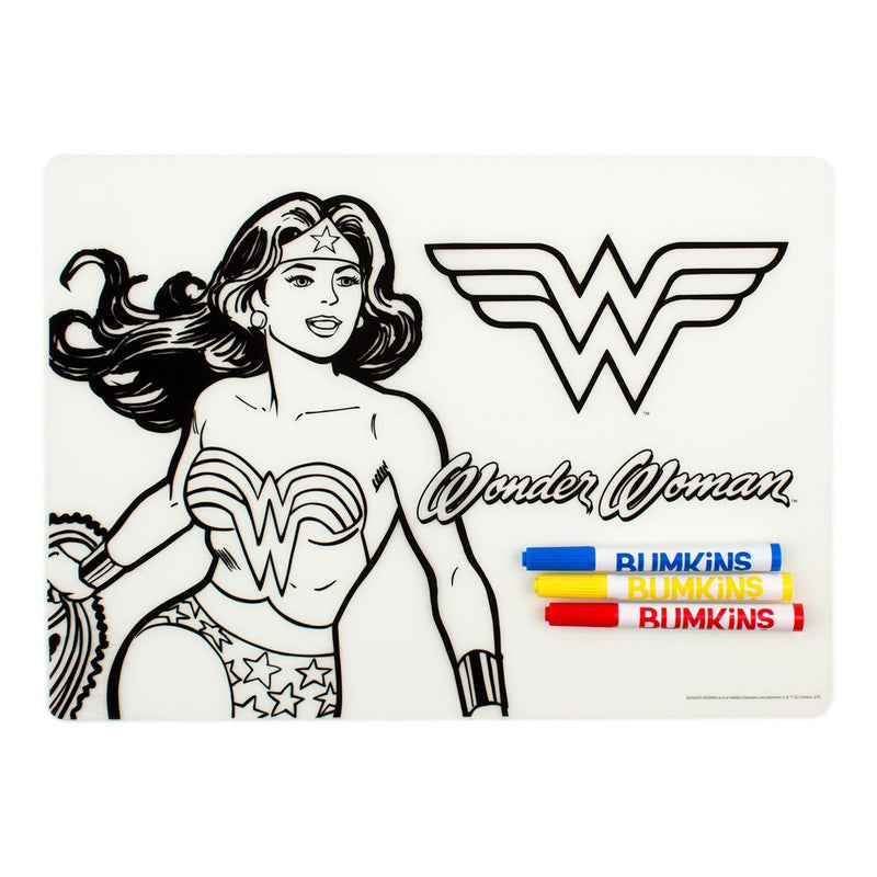 DC Comics Colouring Placemat Wonder Woman